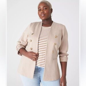 Ponte Bryant Collarless Blazer size 16